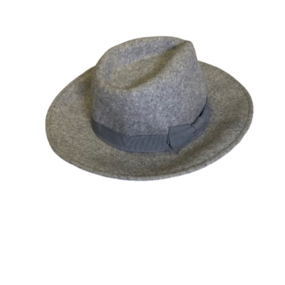 J. Crew Gray Wool Fedora Hat